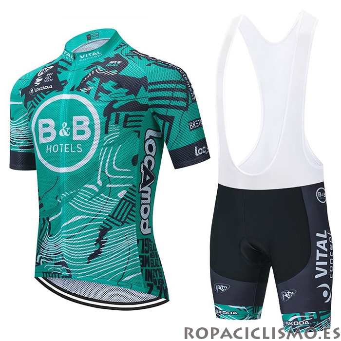 2021 Maillot Concept-BB Hotels Tirantes Mangas Cortas Verde